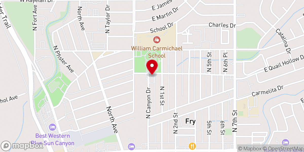 Map showing location of Gethsemane Church of God