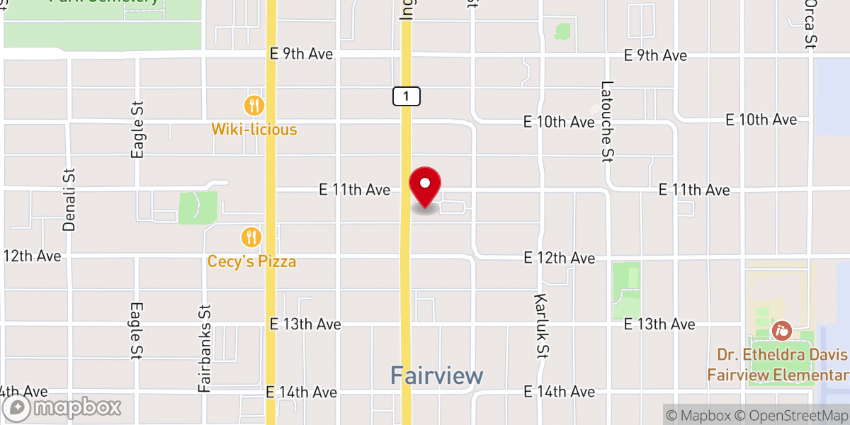 Map showing location of Anchorage Native Assembly