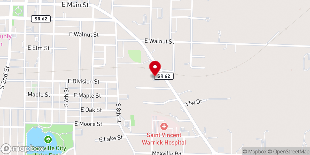 Map showing location of Bradley's Colonial Chapel