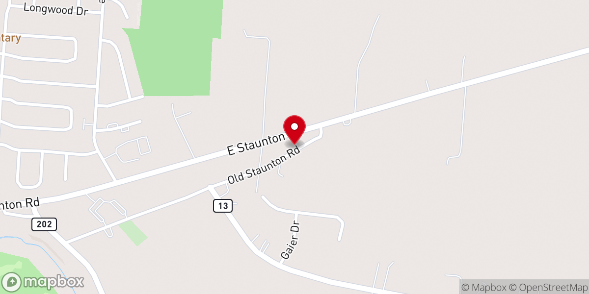 Map showing location of Troy View Church of God