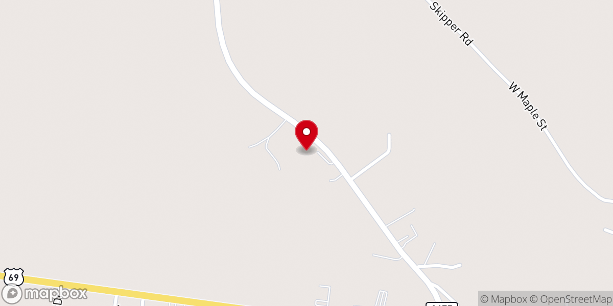 Map showing location of Still Waters Cowboy Church