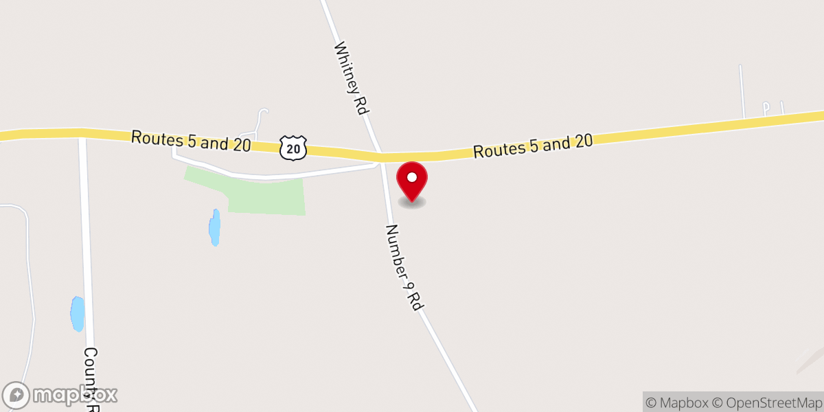 Map showing location of Geneva Seventh-day Adventist Church