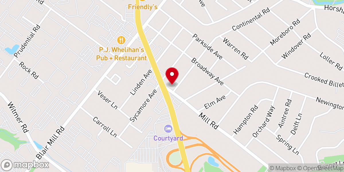 Map showing location of CrossWay Community Church