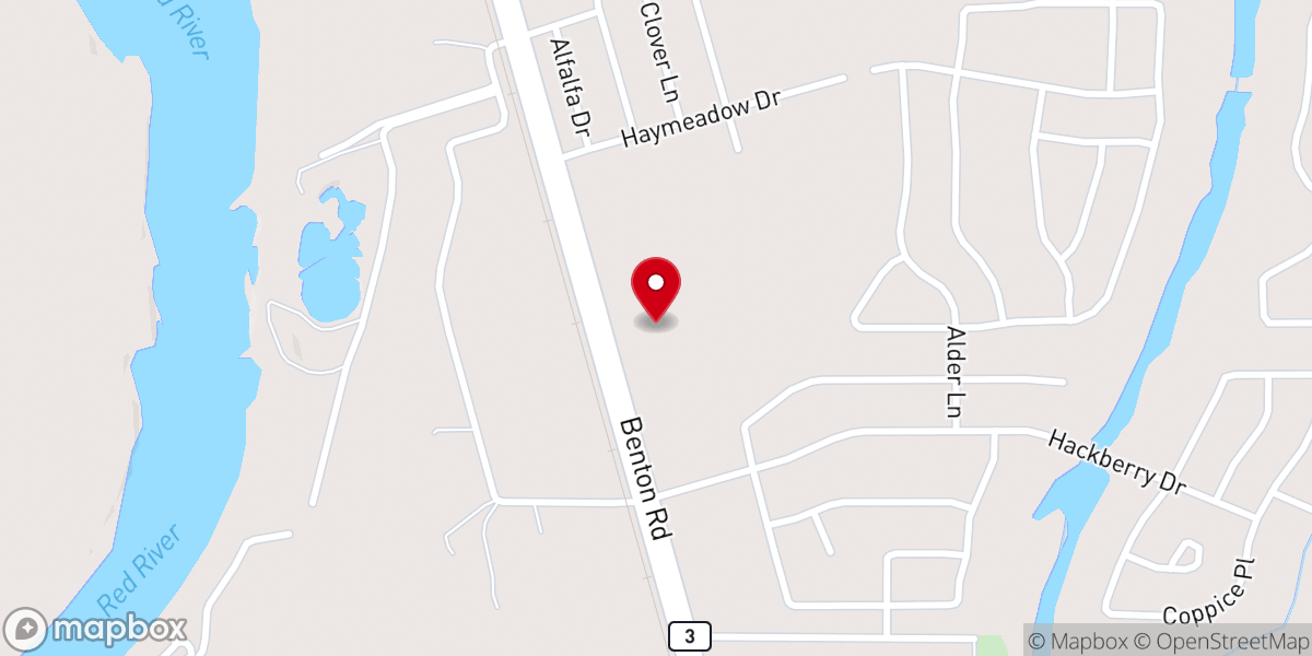 Map showing location of Spirit Wind Church