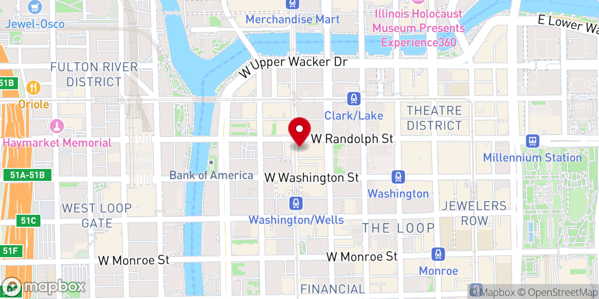 Map showing location of Serra International