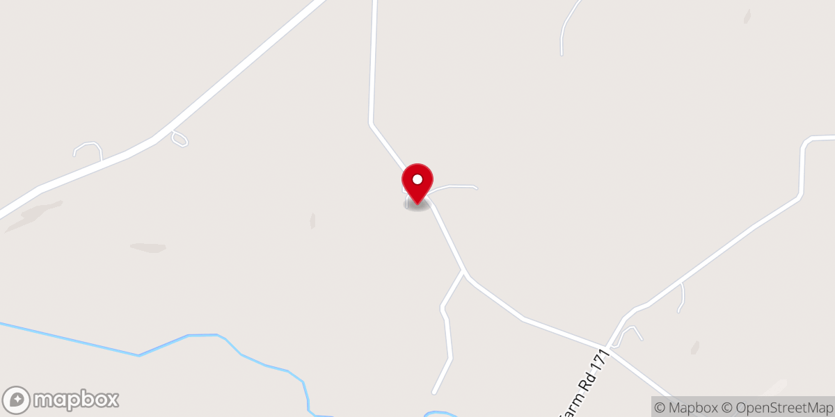 Map showing location of Mount Comfort Church