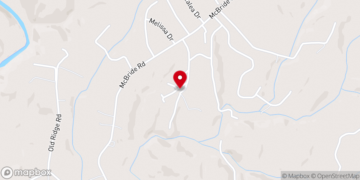 Map showing location of Miracle Waters Fellowship House