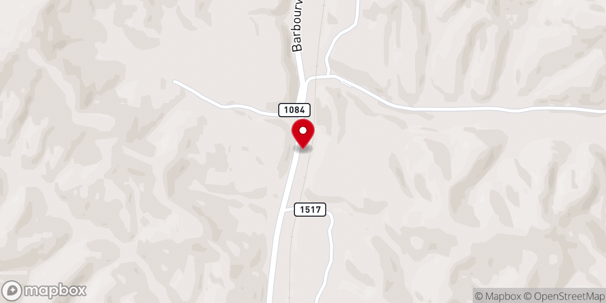 Map showing location of Green Road Church