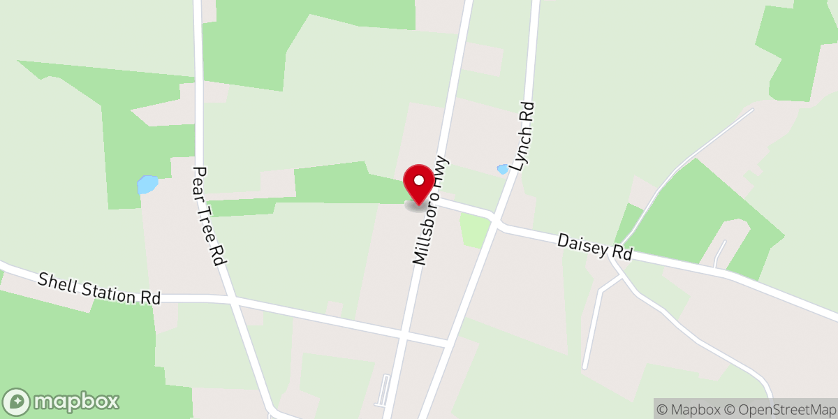 Map showing location of Calvary Wesleyan Church
