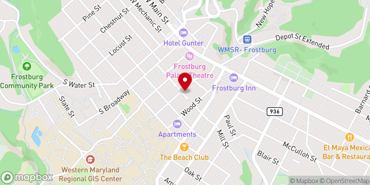 Map showing location of Threshing Floor