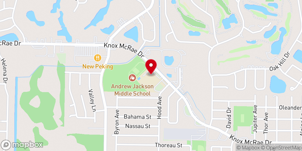 Map showing location of Trinity Community Church of Titusville Inc