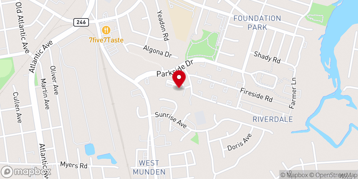 Map showing location of Greater Mount Zion Baptist Church