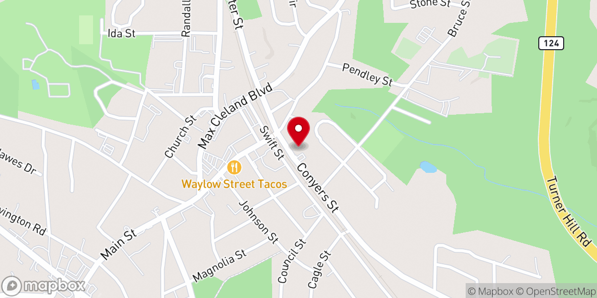 Map showing location of Abundant Faith Christian Church