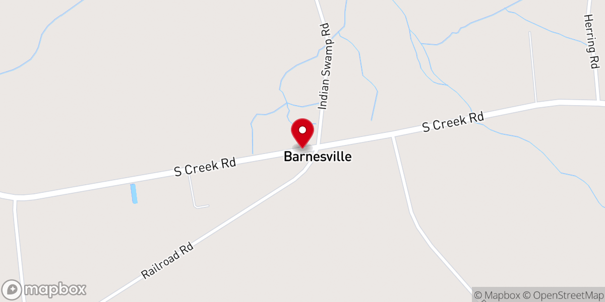 Map showing location of Barnesville, NC 28319