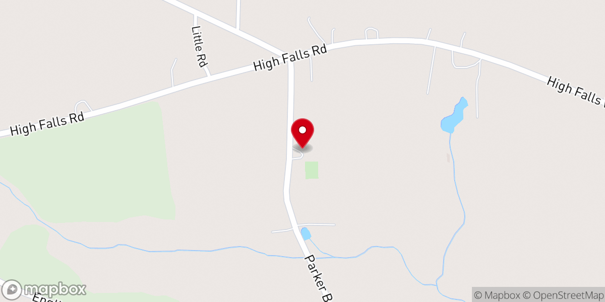 Map showing location of High Shoals Church