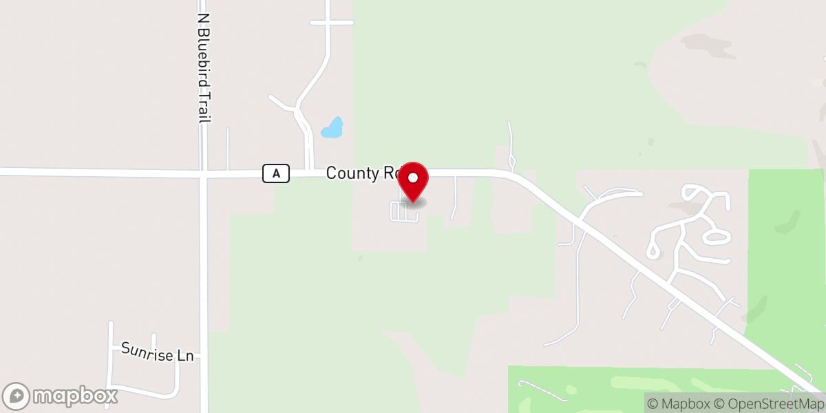 Map showing location of Westside Baptist Church