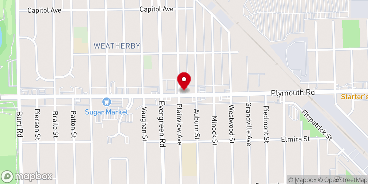 Map showing location of Apostolic Church of Jesus, Inc.