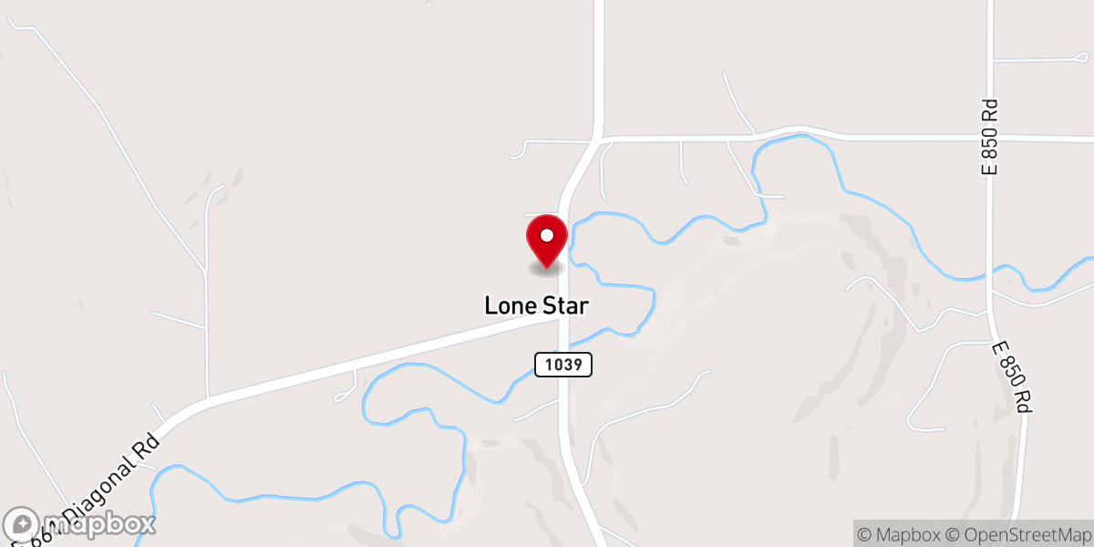 Map showing location of Western Plains Church of the Brethren