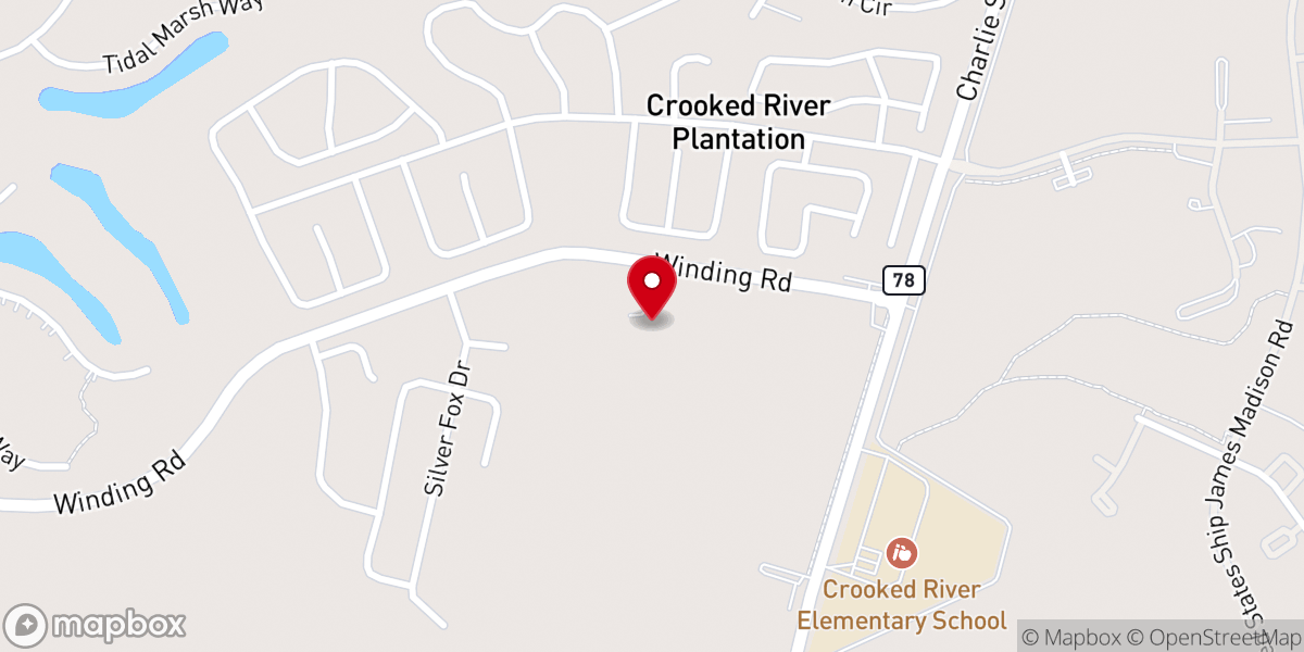 Map showing location of The Methodist Home for Children & Youth