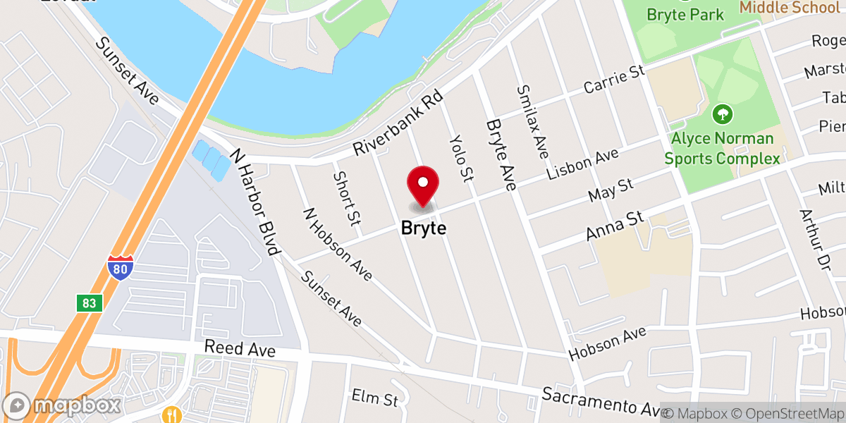 Map showing location of Christ Holy Sanctified Church