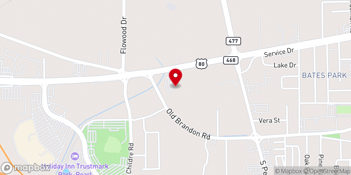 Map showing location of Cornerstone Church