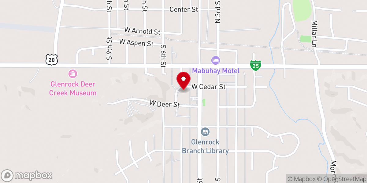 Map showing location of Christ Episcopal Church