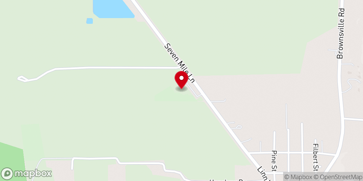 Map showing location of First Baptist Church