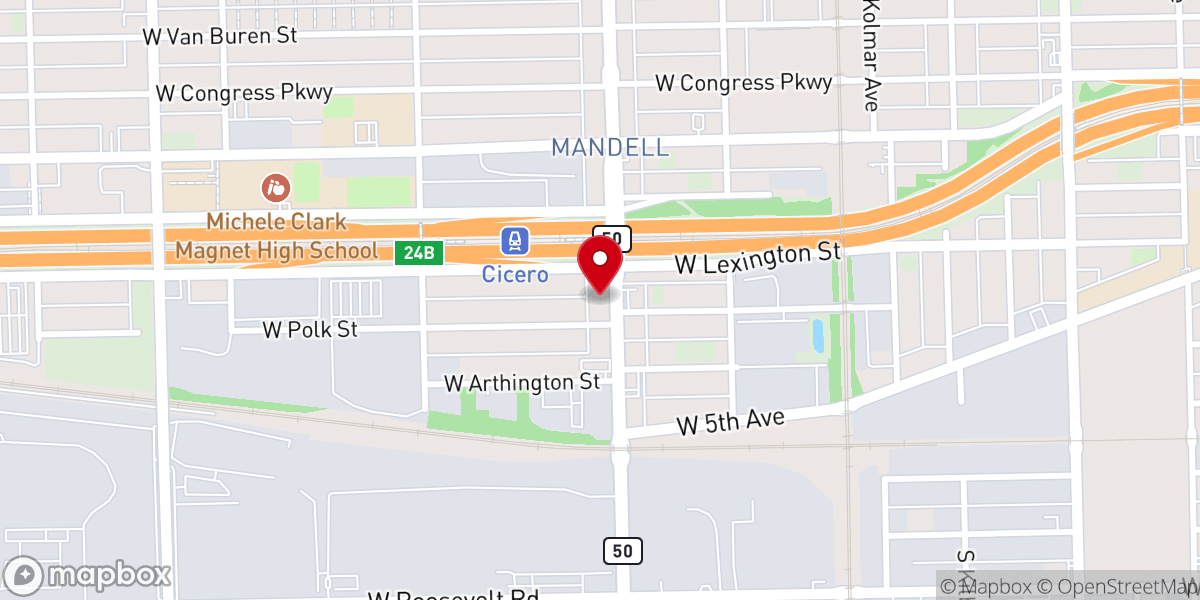 Map showing location of New Home Baptist Church