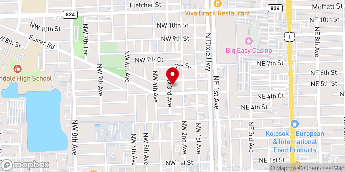 Map showing location of House of God Keith Dominion