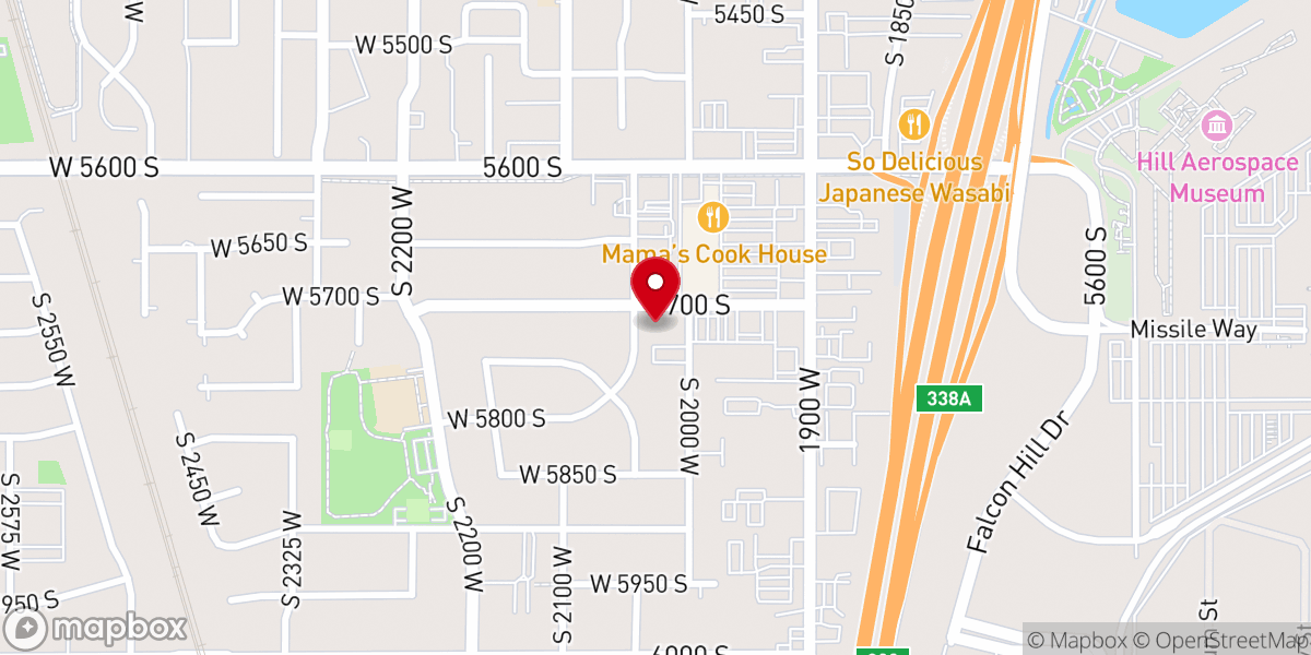 Map showing location of Glory Presbyterian Korean Church