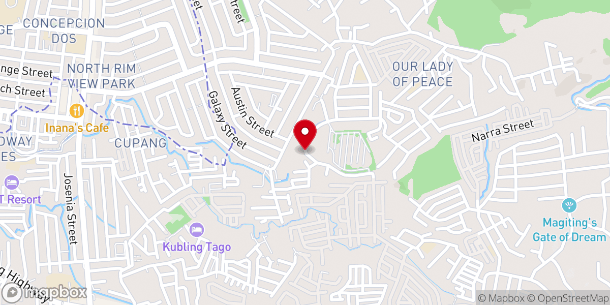 Map showing location of Lord Healer of All Nations Church - Cupang, Antipolo City