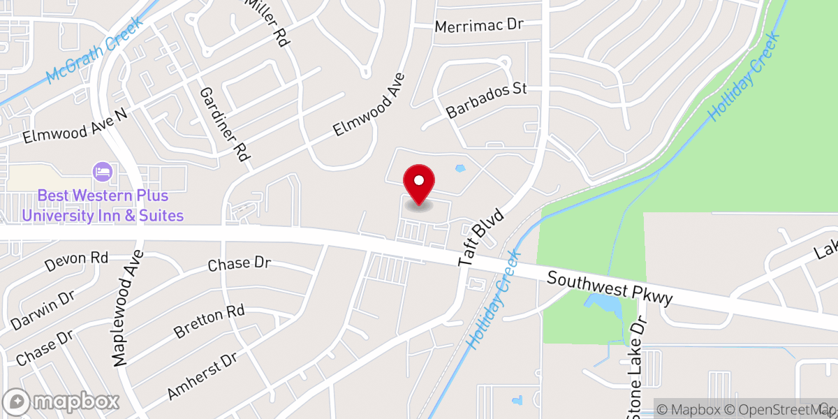 Map showing location of Heritage Church