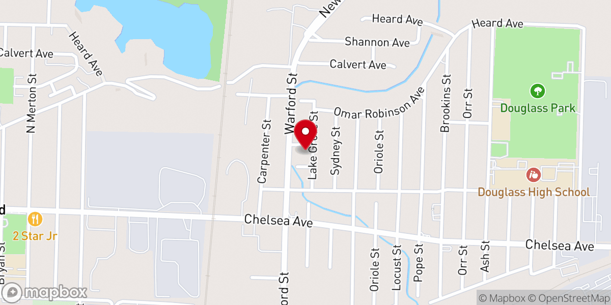 Map showing location of El Bethel Non Denominational