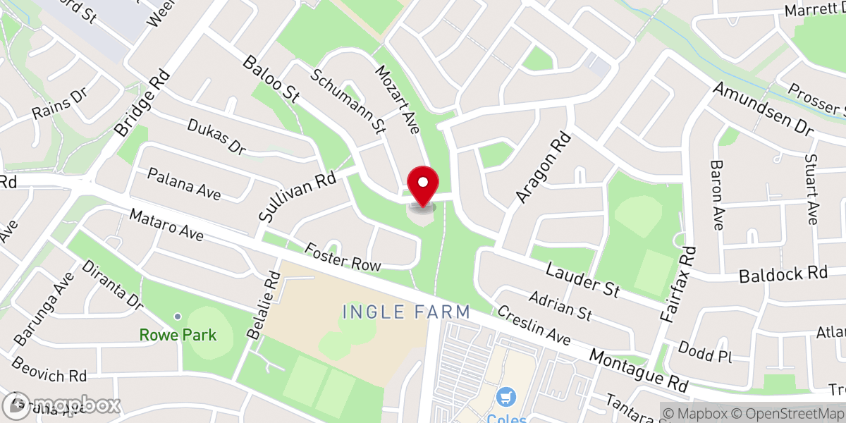 Map showing location of Nova Church Adelaide North