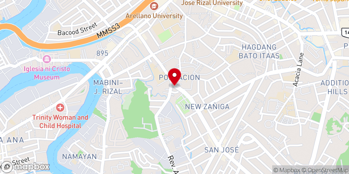 Map showing location of HULO Church of Christ
