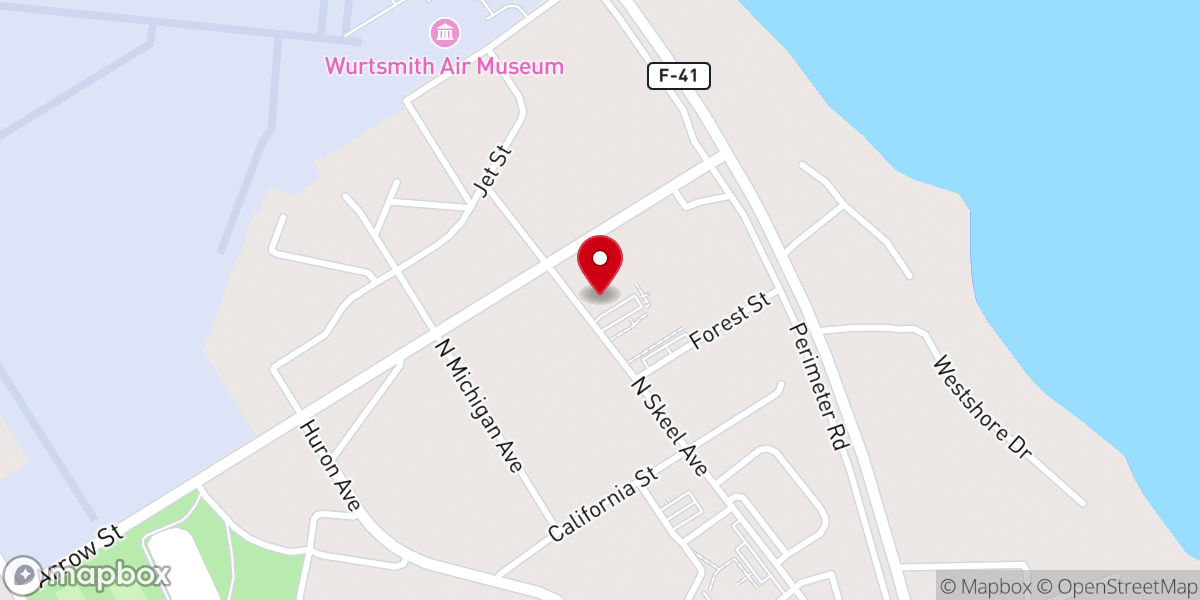 Map showing location of Grace Community Church