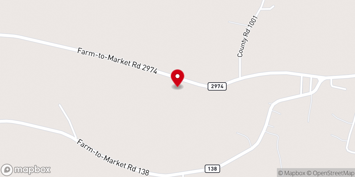 Map showing location of St Therese Catholic Church