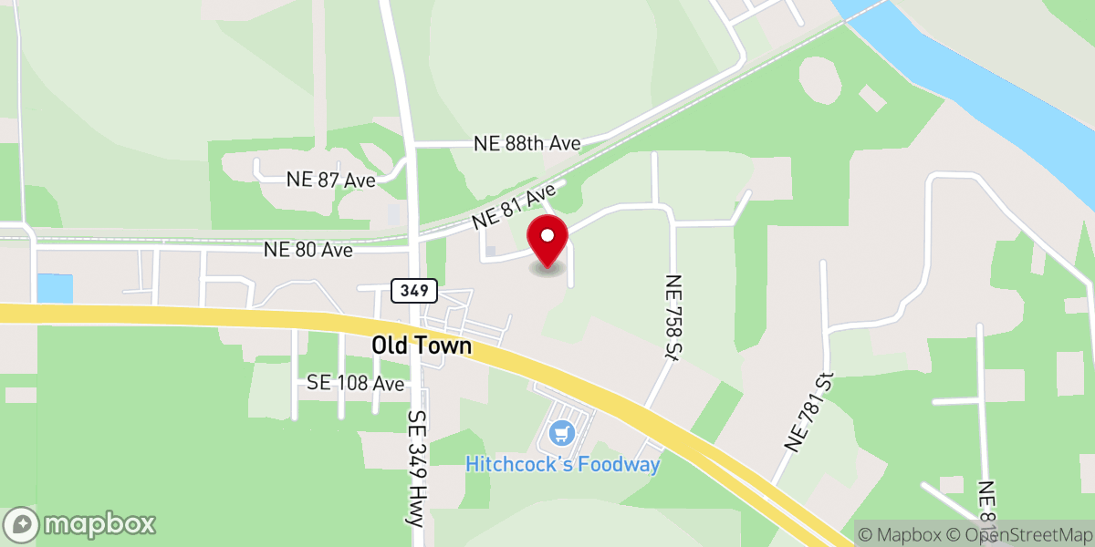Map showing location of Wind of the Spirit Outreach Ministries