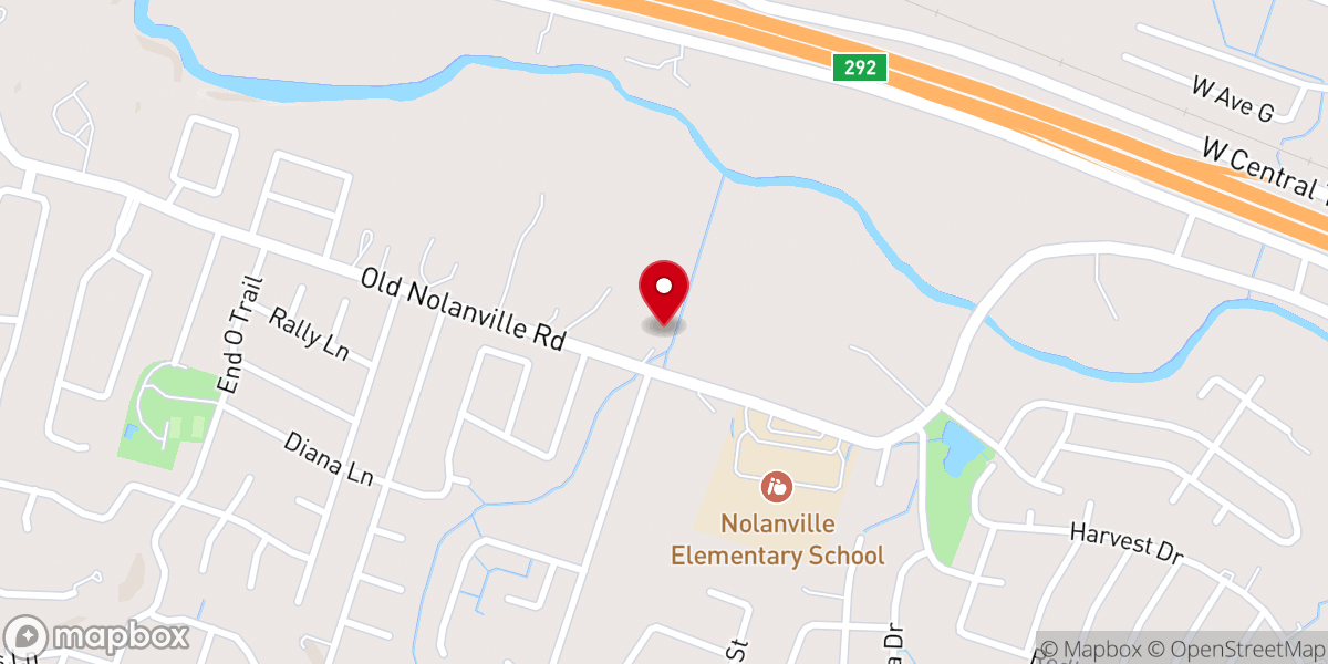Map showing location of Faith Fellowship