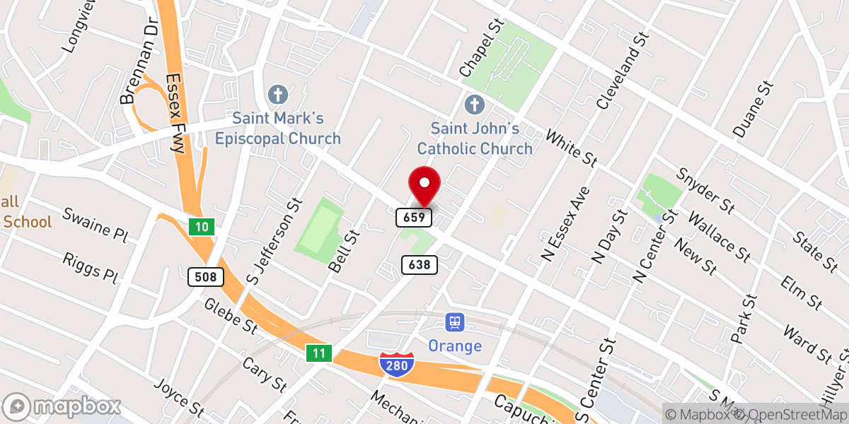 Map showing location of Mountain of grace church of God