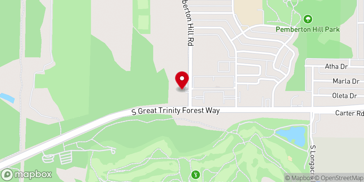 Map showing location of Strong Arms Church-God In Christ