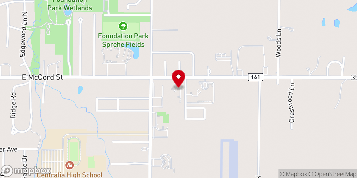 Map showing location of Grace United Fellowship Church