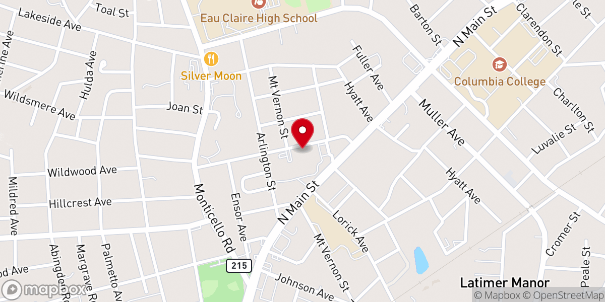 Map showing location of Christ Chapel