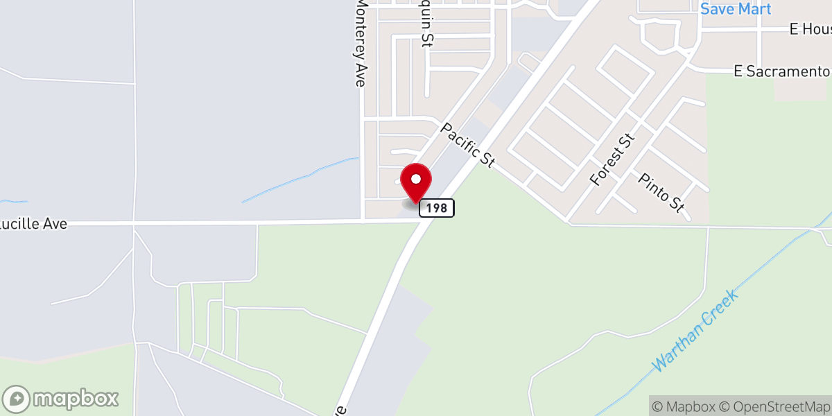 Map showing location of Eternal Life Gospel Ministries