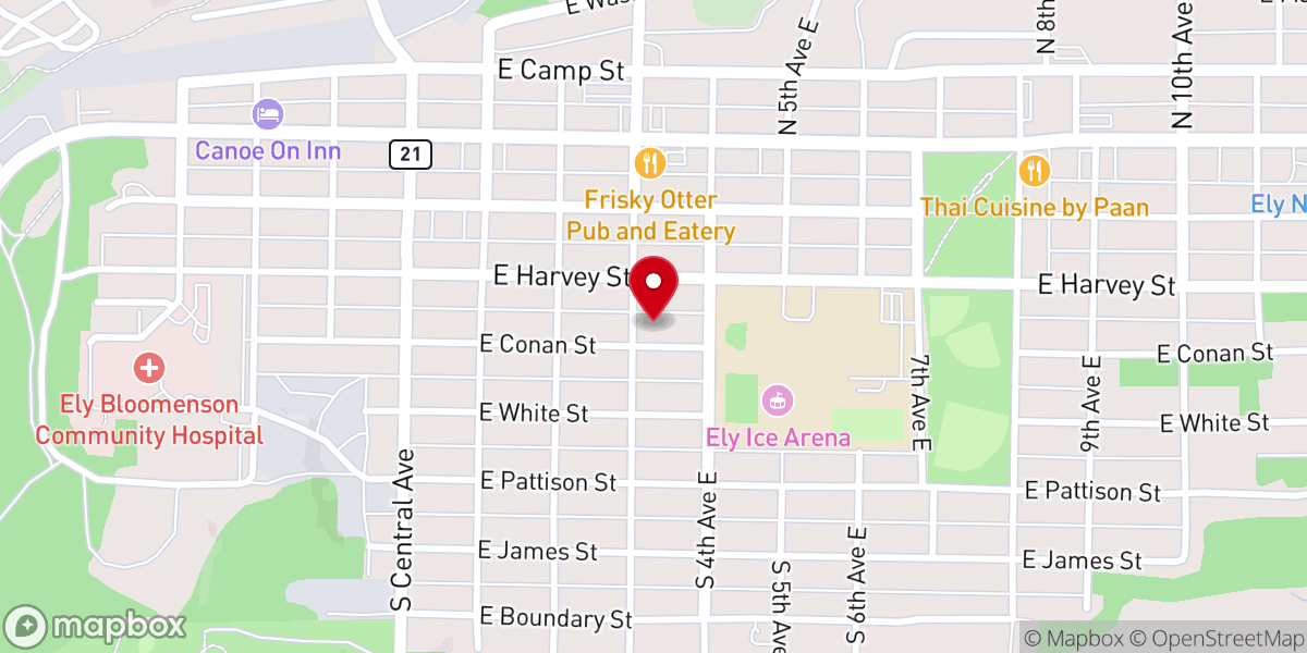 Map showing location of Grace Lutheran Church ELCA