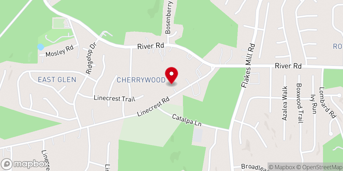 Map showing location of Anointed Word Christian
