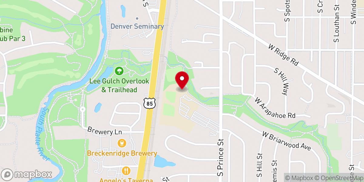 Map showing location of St. Mary Park