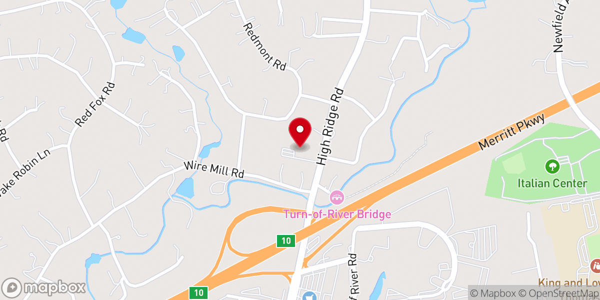 Map showing location of Stamford Church of Christ