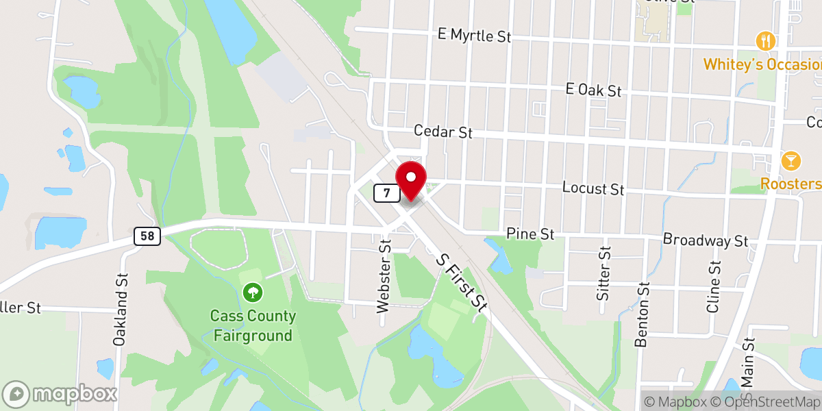 Map showing location of Open Door Full Gospel