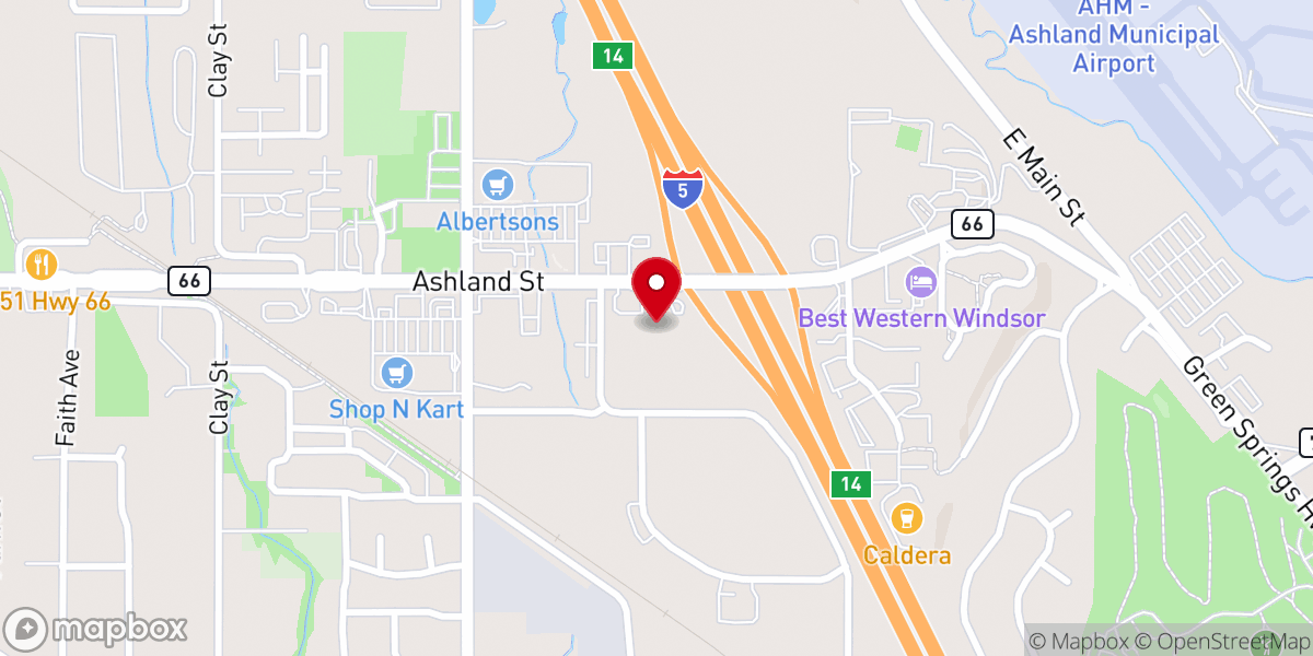 Map showing location of Premier Care Dental - Ashland